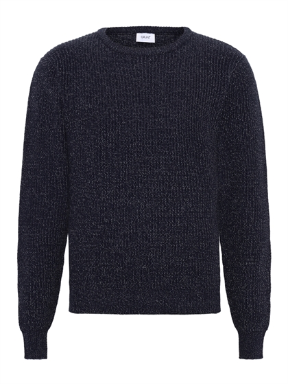 GRUNT Strik Tone Crew - Navy Melange 